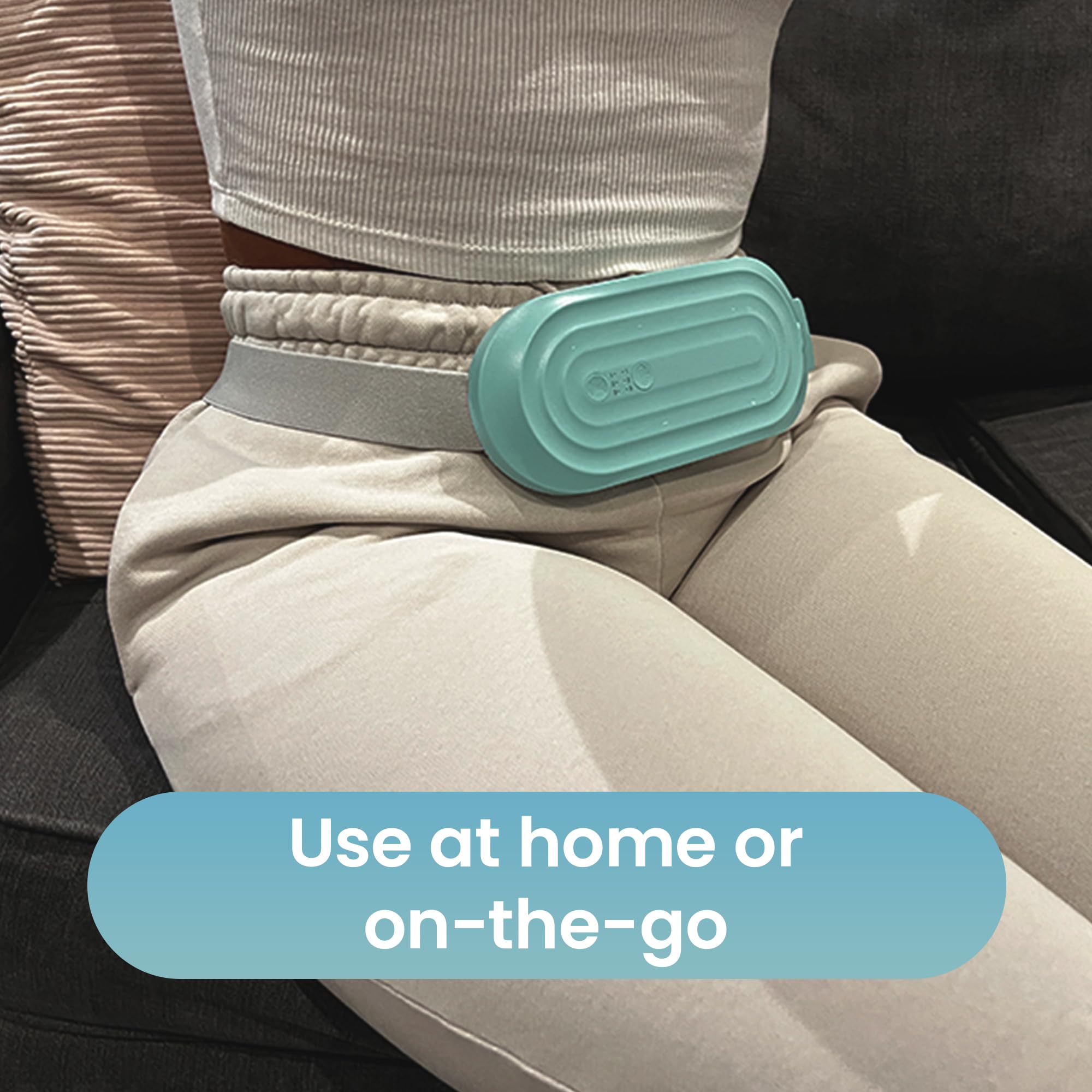 TensCare OVA Therma Belt, utilisation quotidienne avec chaleur légère et mobilité sans fil