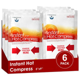 TenderGentle compress chaud instantané compact: soulagement ciblé après effort.