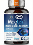 Teraputics Magtein, bouteille montrant le complément pour le soutien potentiel de la mémoire et de la cognition.