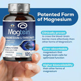 Teraputics Magtein: etiquette et emballage reflétant la provenance et la qualité.