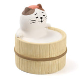 Terra Distribution diffuseur-pierre-ceramique chat bain, design mignon pour aromathérapie discrète