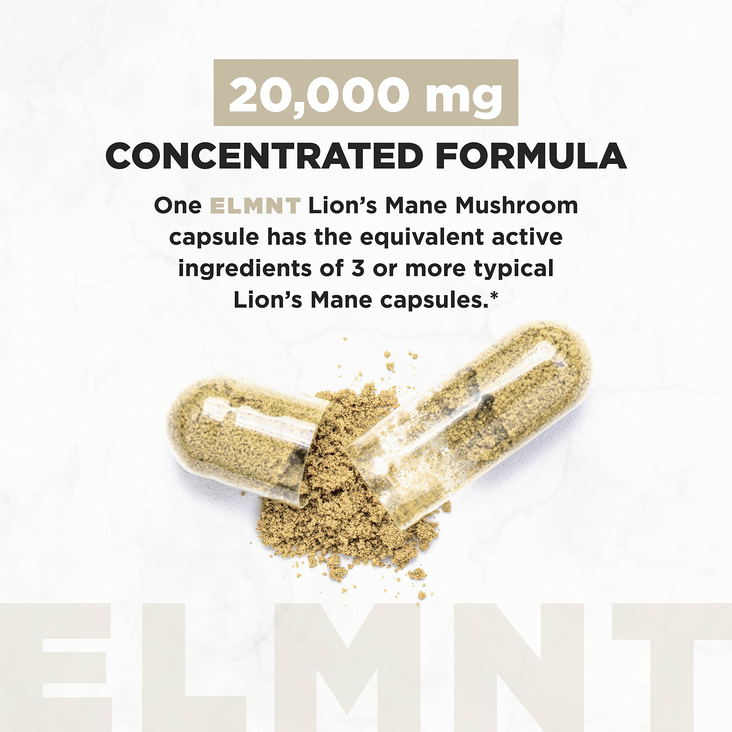 TERRA ELMNT boite-carton, présentation soignée et informations transparentes.