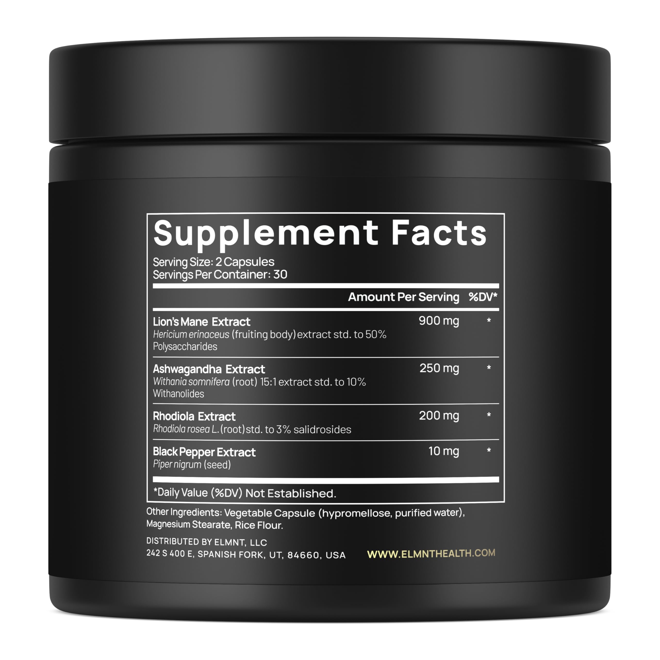 TERRA ELMNT etiquette-bouteille, emballage clair sans ajout caché.