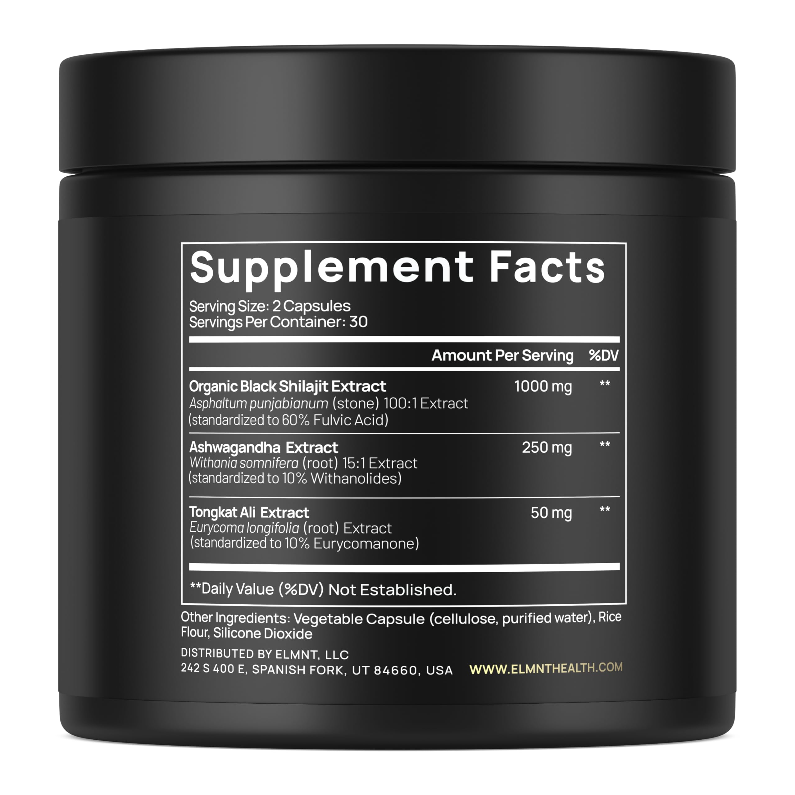 Terra Elmnt Ashwagandha et Tongkat Ali, mix performance masculine potentielle.