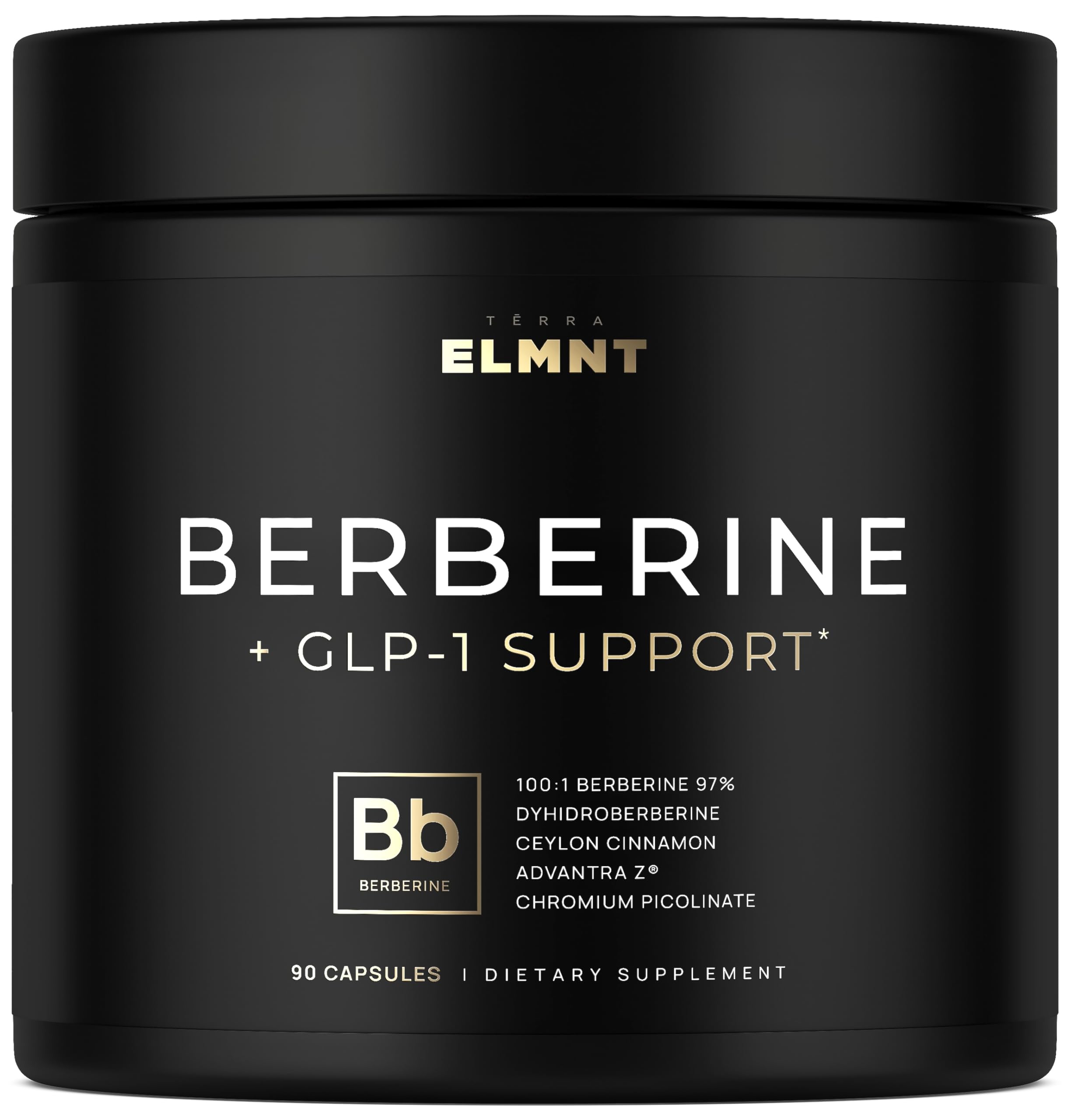 Terra Elmnt Berberine 141500mg – Bouteille: soutien potentiel du métabolisme et gestion de l'appétit
