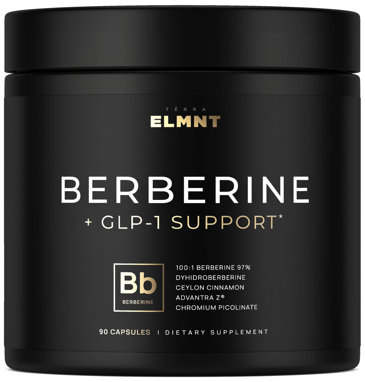Terra Elmnt Berberine 141500mg – Bouteille: soutien potentiel du métabolisme et gestion de l'appétit