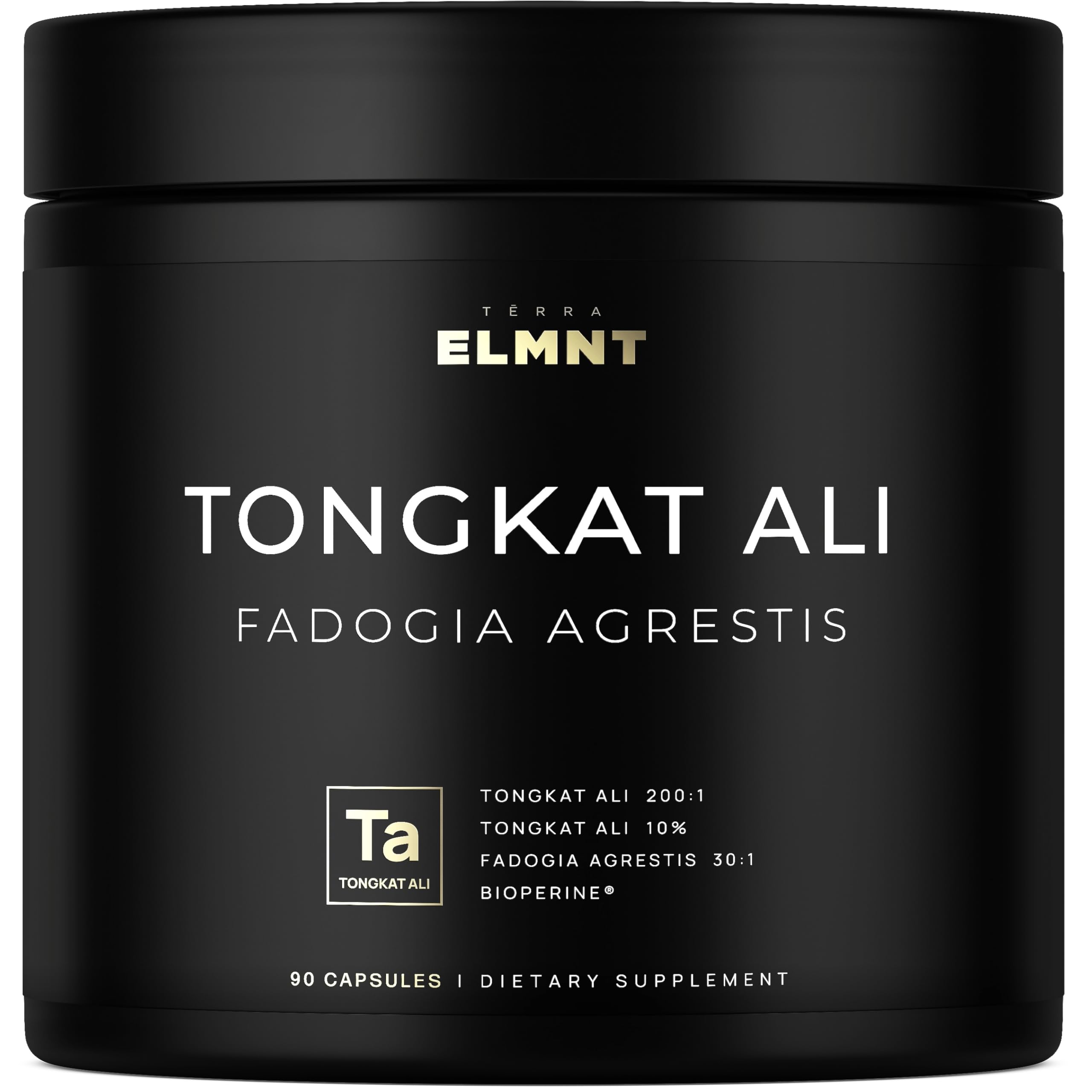 Terra Elmnt Tongkat Ali 200x: flacon concentré pour énergie potentielle.