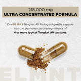 Terra Elmnt Eurycomanone 10%: concentration élevée affichée sur l’étiquette.