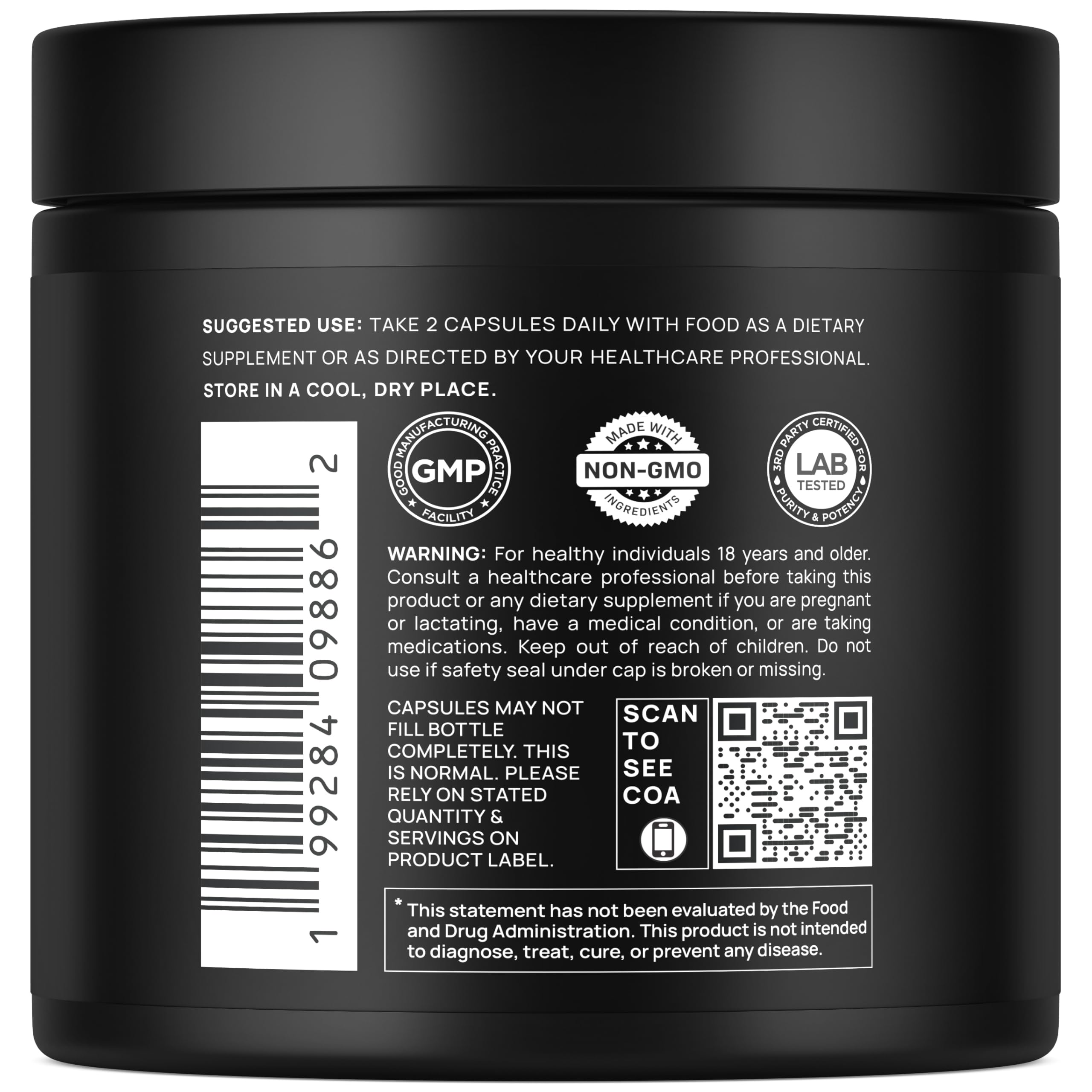 Terra Elmnt Extrait 100:1, 60% Fulvic, haute concentration.