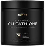 Terra Elmnt Glutathion liposomale, bouteille de 90 gélules pour une absorption ciblée.