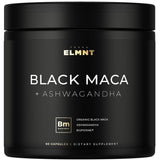Terra Elmnt Maca noire en bouteille, potentielle énergie durable.