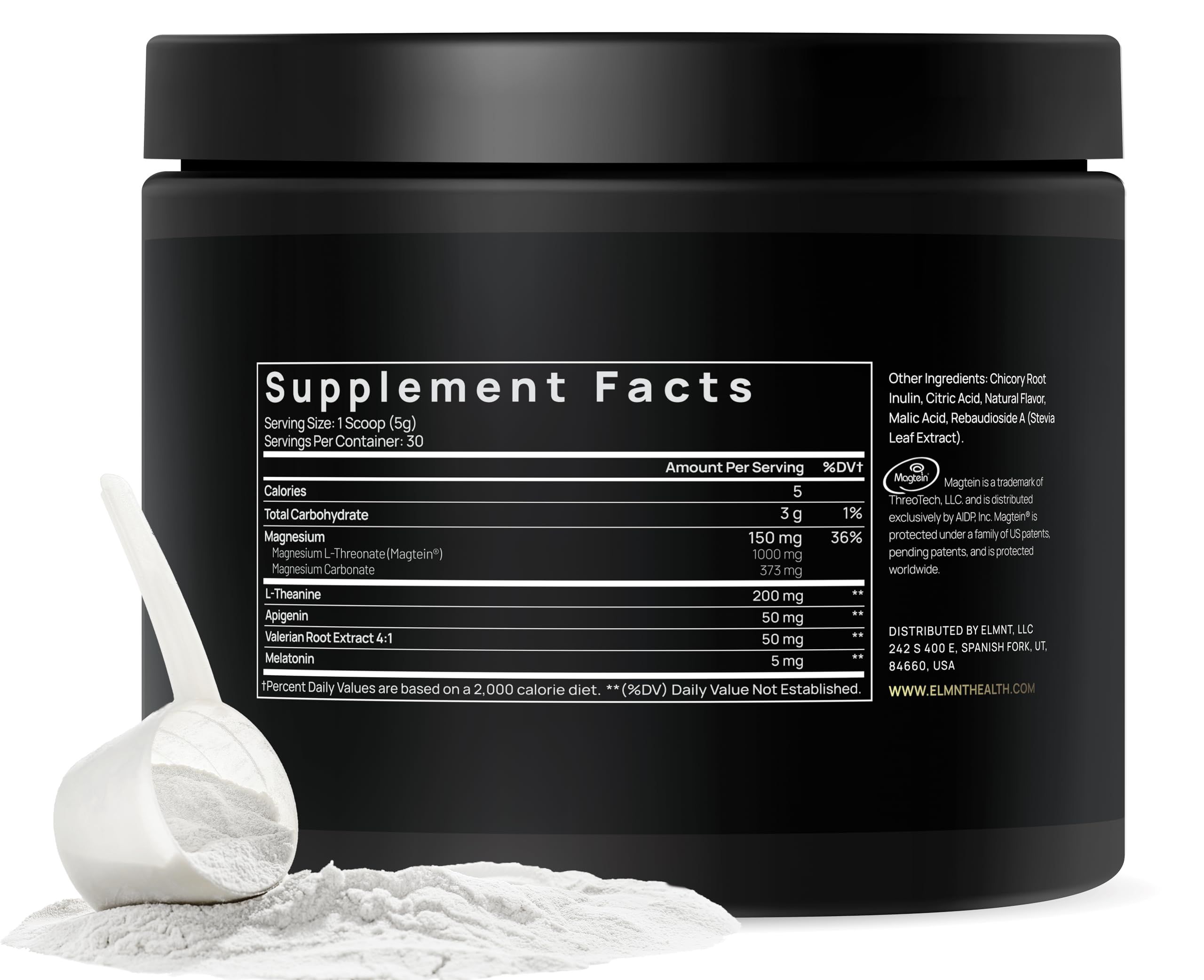 Poudre Terra Elmnt Triple Sleep au goût myrtille-limonade prête à mélanger pour un sommeil potentiel