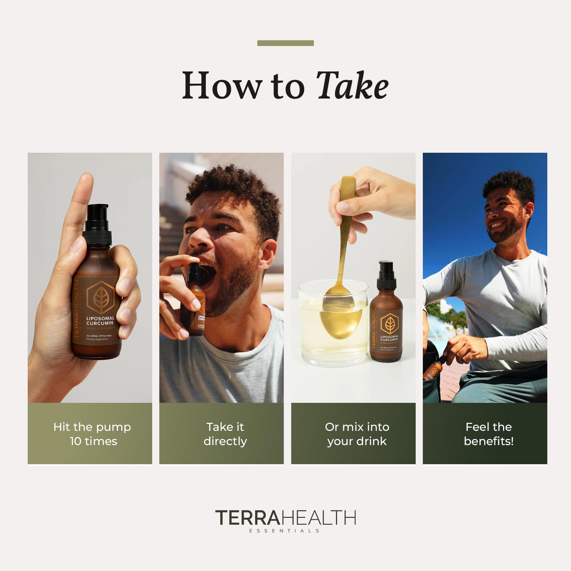 Terra Health Essentials Curcumine Liposomale dosage quotidien pratique