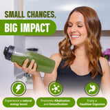 Terra Kai Organics JuCE Green Superfood Scoop, doseur intégré pour préparer rapidement une boisson.