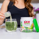 Terra Kai Organics JuCE Green Superfood Utilisation, idéal dans smoothies ou jus pour une routine saine.