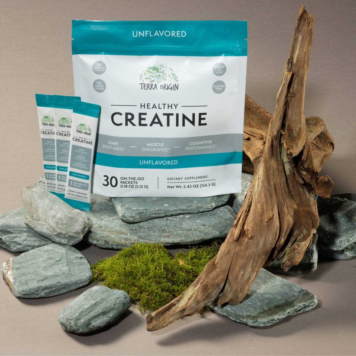Salle de sport avec Terra Origin Creatine micronisée, énergie soutenue pendant l’entraînement.