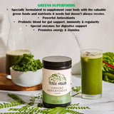 TERRA ORIGIN Greens Blend format pratique pour énergie quotidienne.