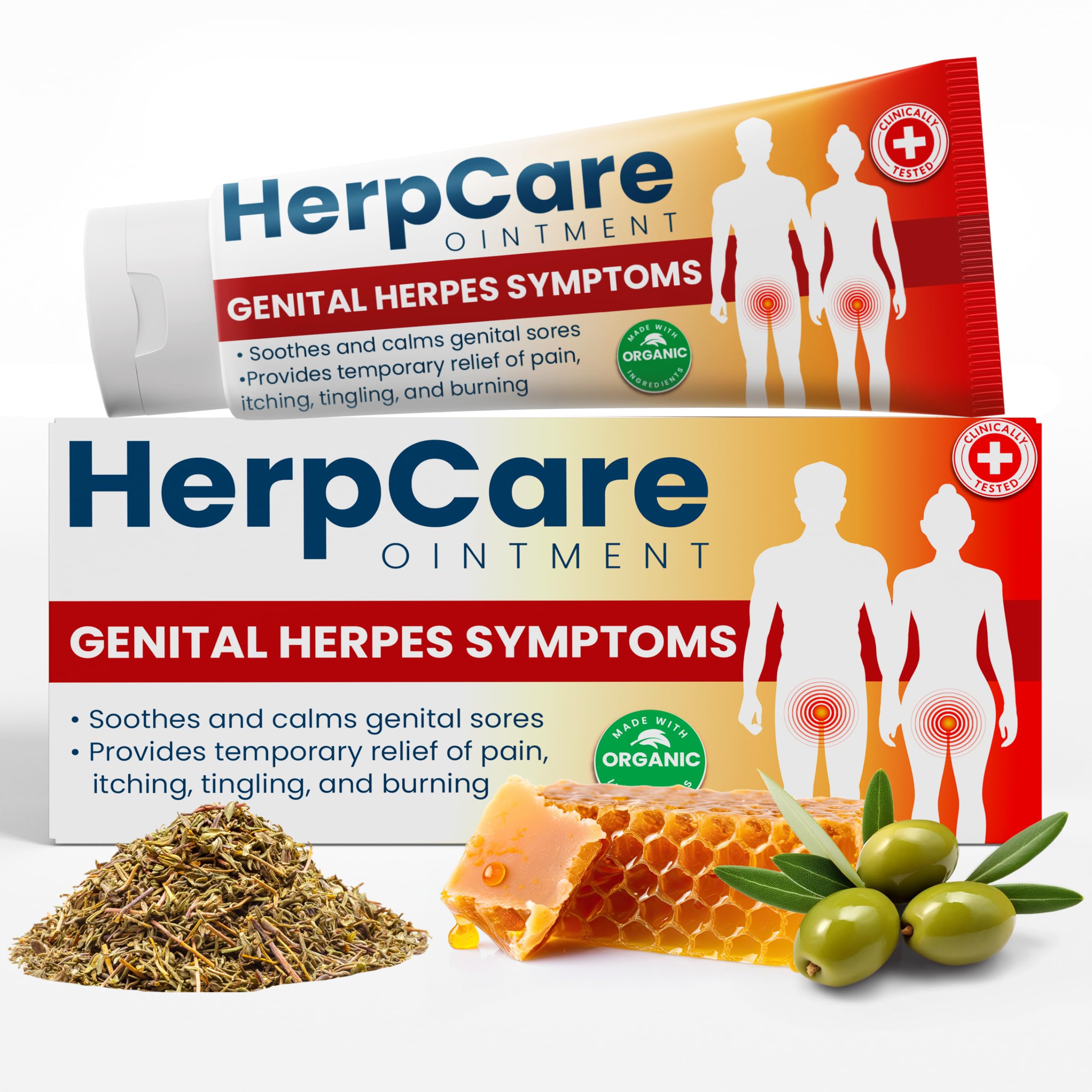 Terramed Herpcare Ointment – emballage compact pour une application discrète.