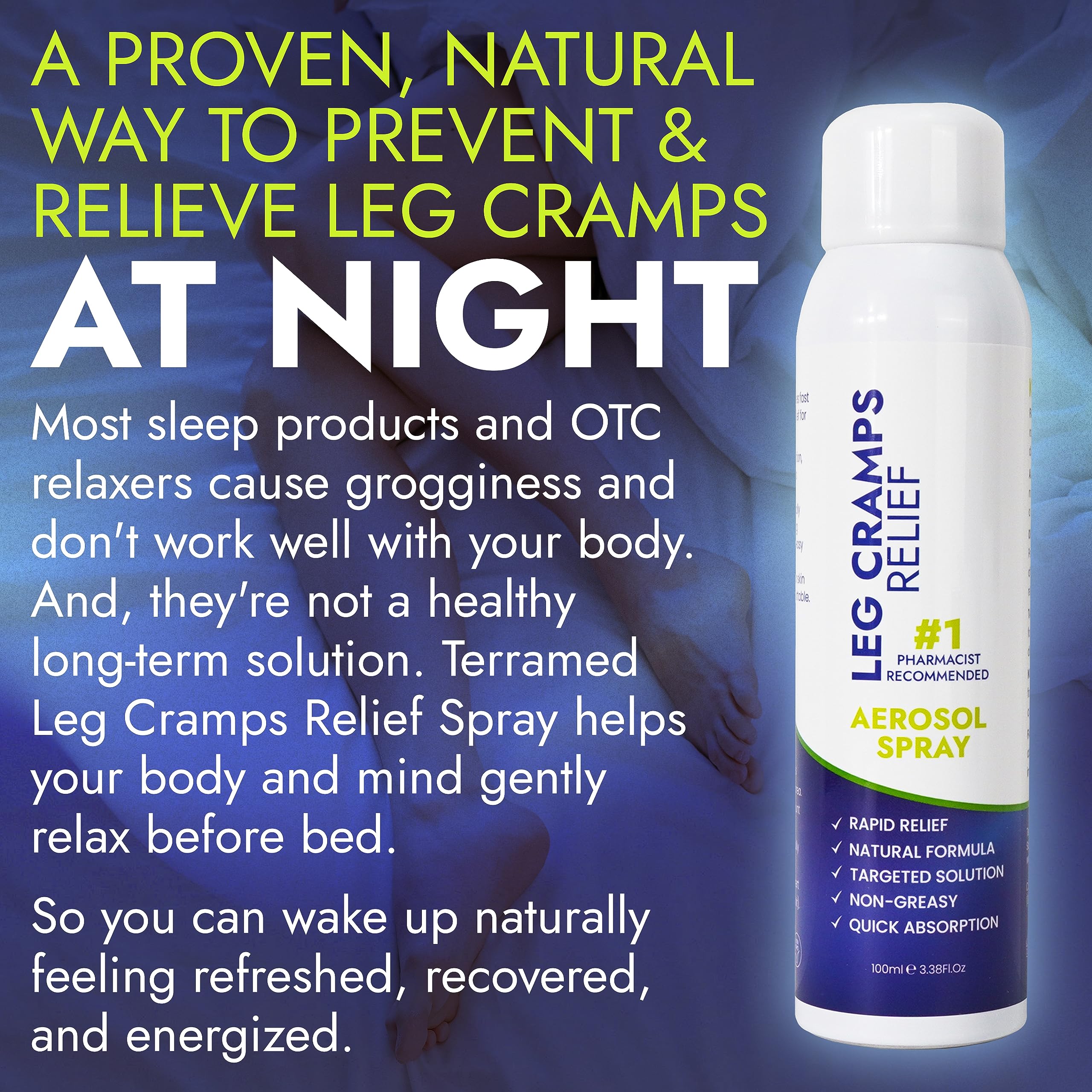 Absorption rapide Terramed Just Think Comfort, application précise et propre.