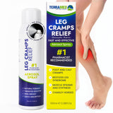 Terramed Just Think Comfort Bouteille aérosol pour soulagement rapide des crampes des pieds.
