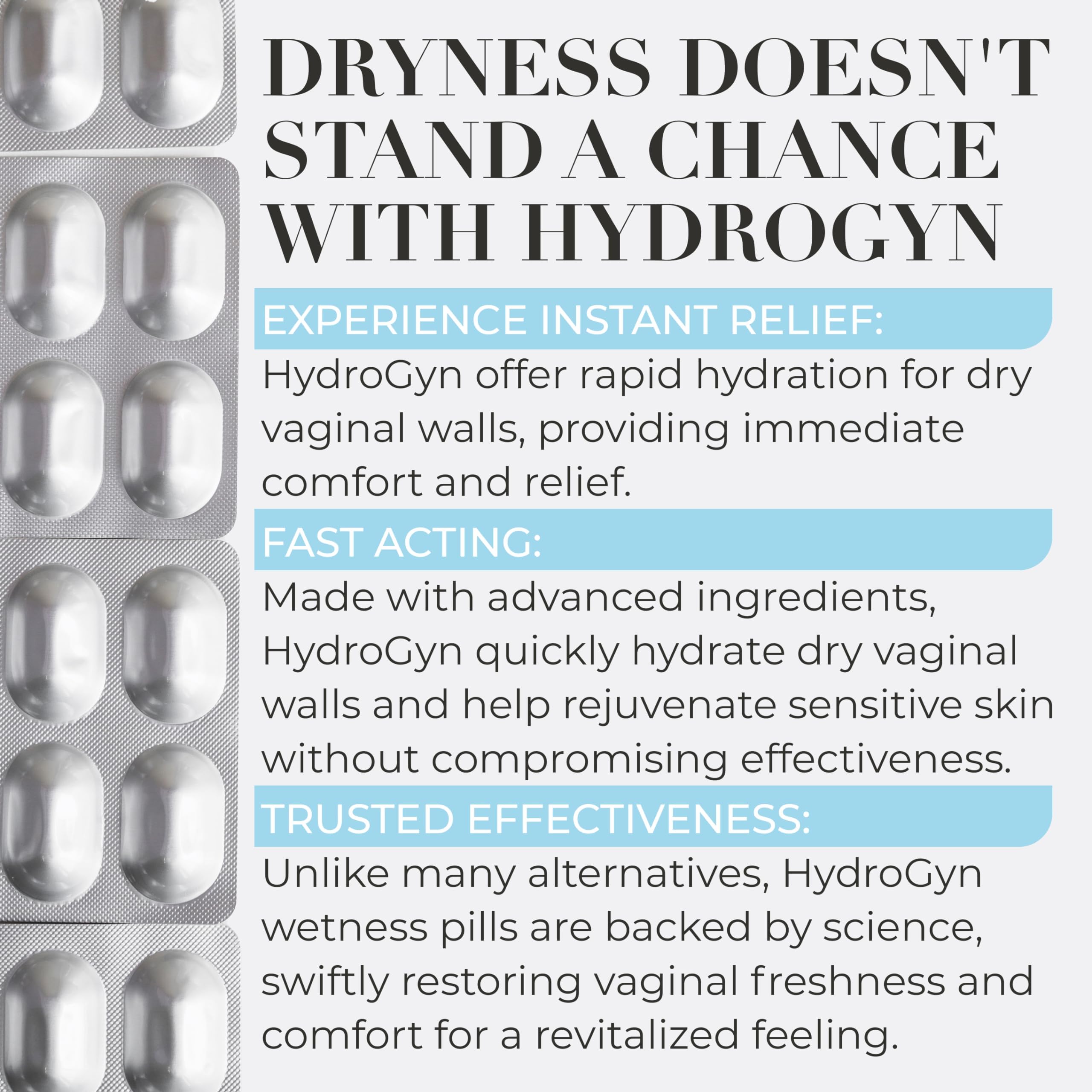 Terramed Just Think Comfort-gelules-vaginales: capsules utilisées pour hydratation naturelle au quotidien.