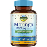 Gélules Terranics Moringa dans une bouteille fermée, soutien énergétique naturel potentiel.