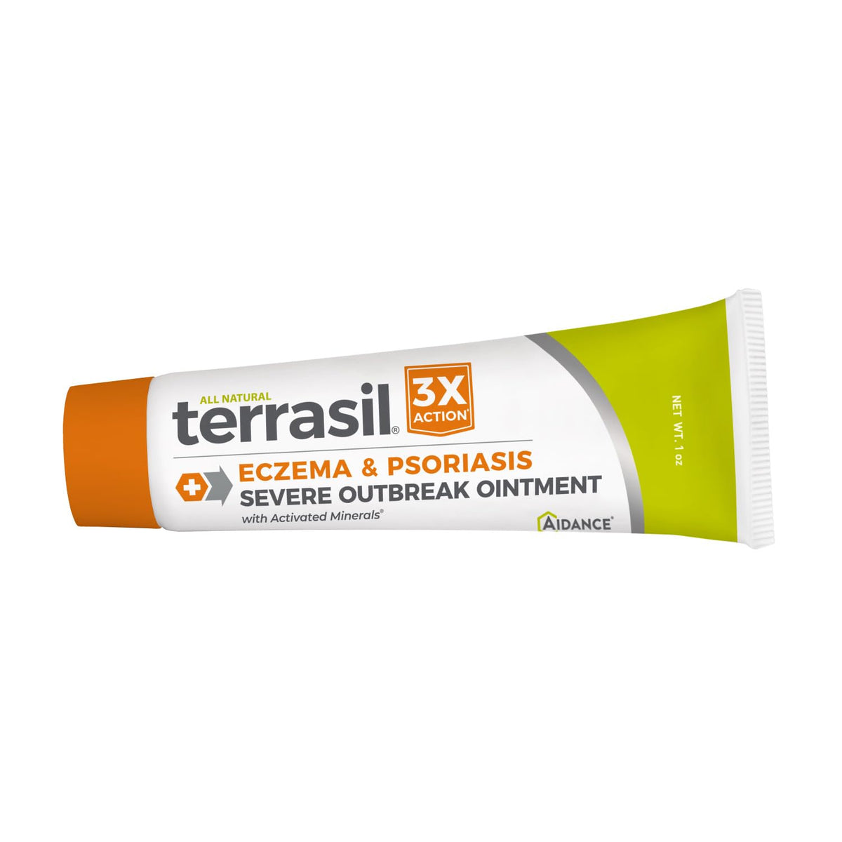 Terrasil eczéma crème appliquée sur peau pour un apaisement potentiel