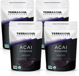 Terrasoul acai poudre dans emballage, lyophilisée pour une fraîcheur durable et prête à mélanger
