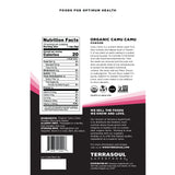 Terrasoul Camu Camu Poudre : texture fine facilitant la dissolution rapide.