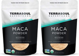 Terrasoul Maca gelatinisee bio en sachet, texture fine et énergie potentielle