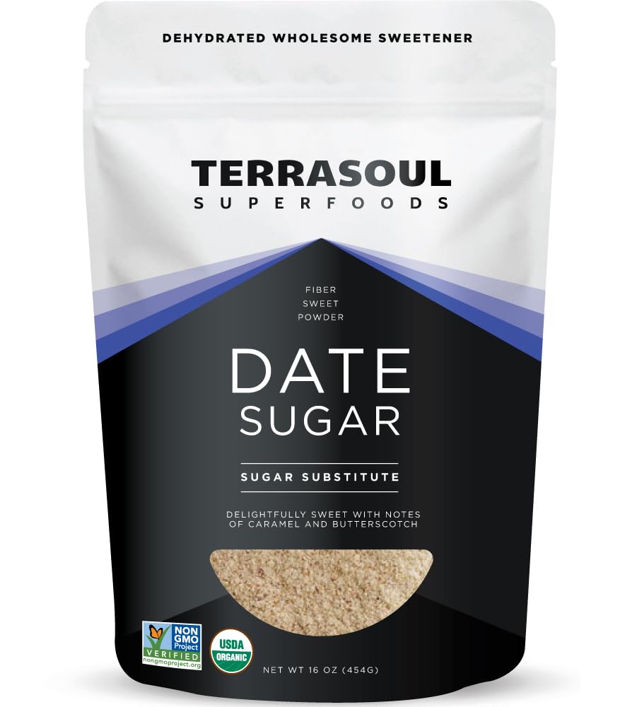 Terrasoul Superfoods sucre de datte – bouteille prête à verser pour desserts