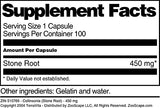 Terravita étiquette GMP et ZIN 510769, traçabilité du produit.