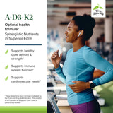 Gélules molles Terry Naturally A•D3•K2: visuel clé pour soutien potentiel du calcium