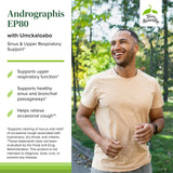 Terry Naturally Andrographis EP80 extrait Umckaloabo, options pour les voies respiratoires.