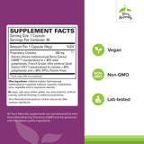 Gélules véganes Terry Naturally Aronia Berry Complex riches en polyphénols pour l'antioxydant quotidien.