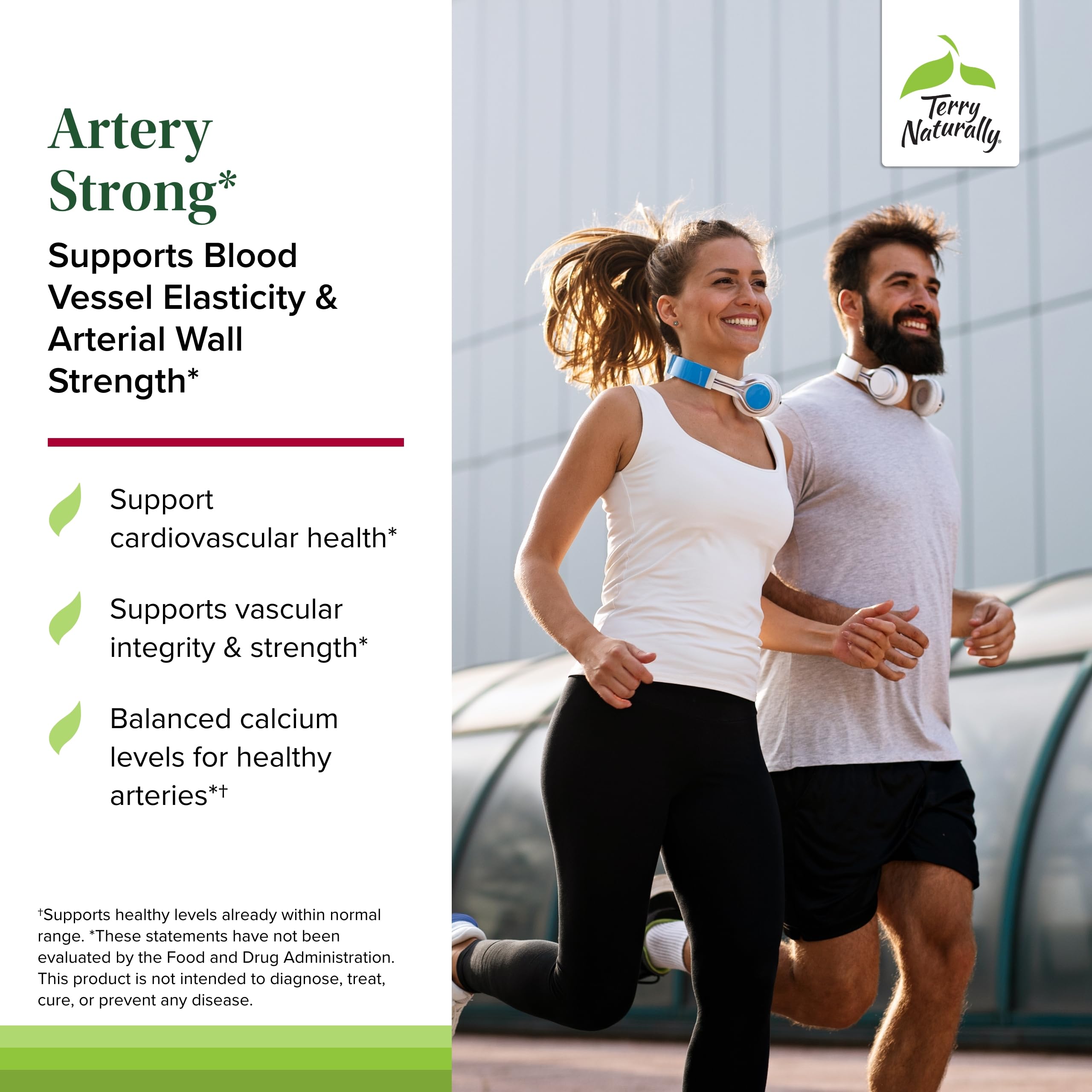 Terry Naturally Artery Strong: capsules molles visibles pour un soutien quotidien cardio-vasculaire