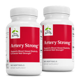 Terry Naturally Artery Strong: bouteille de softgels et soutien potentiel pour la santé vasculaire.