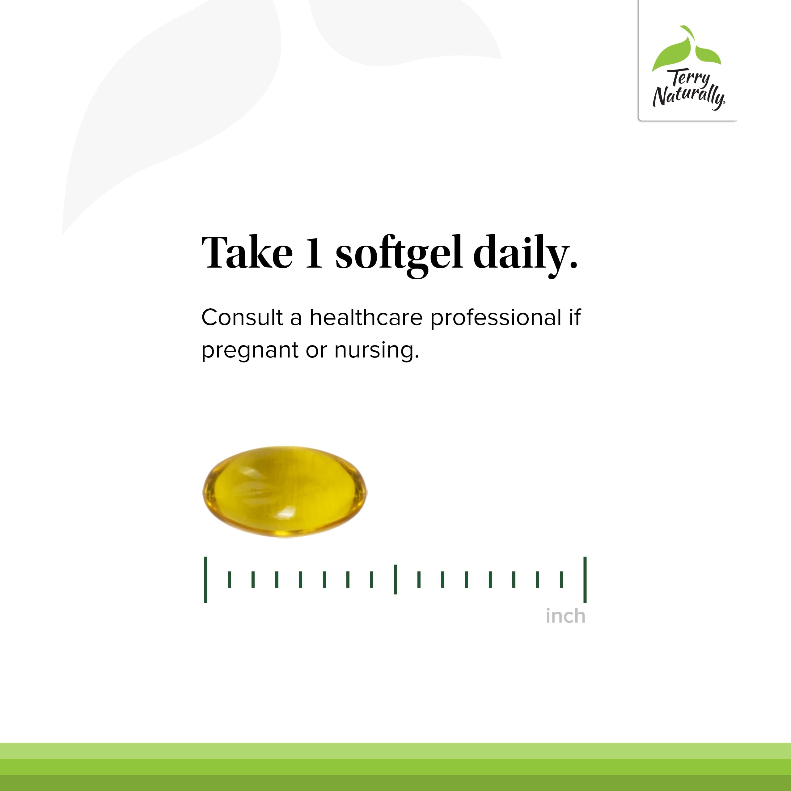 Terry Naturally Artery Strong: softgels au premier plan, faciles à avaler.