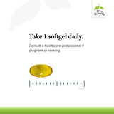 Terry Naturally Artery Strong: softgels au premier plan, faciles à avaler.