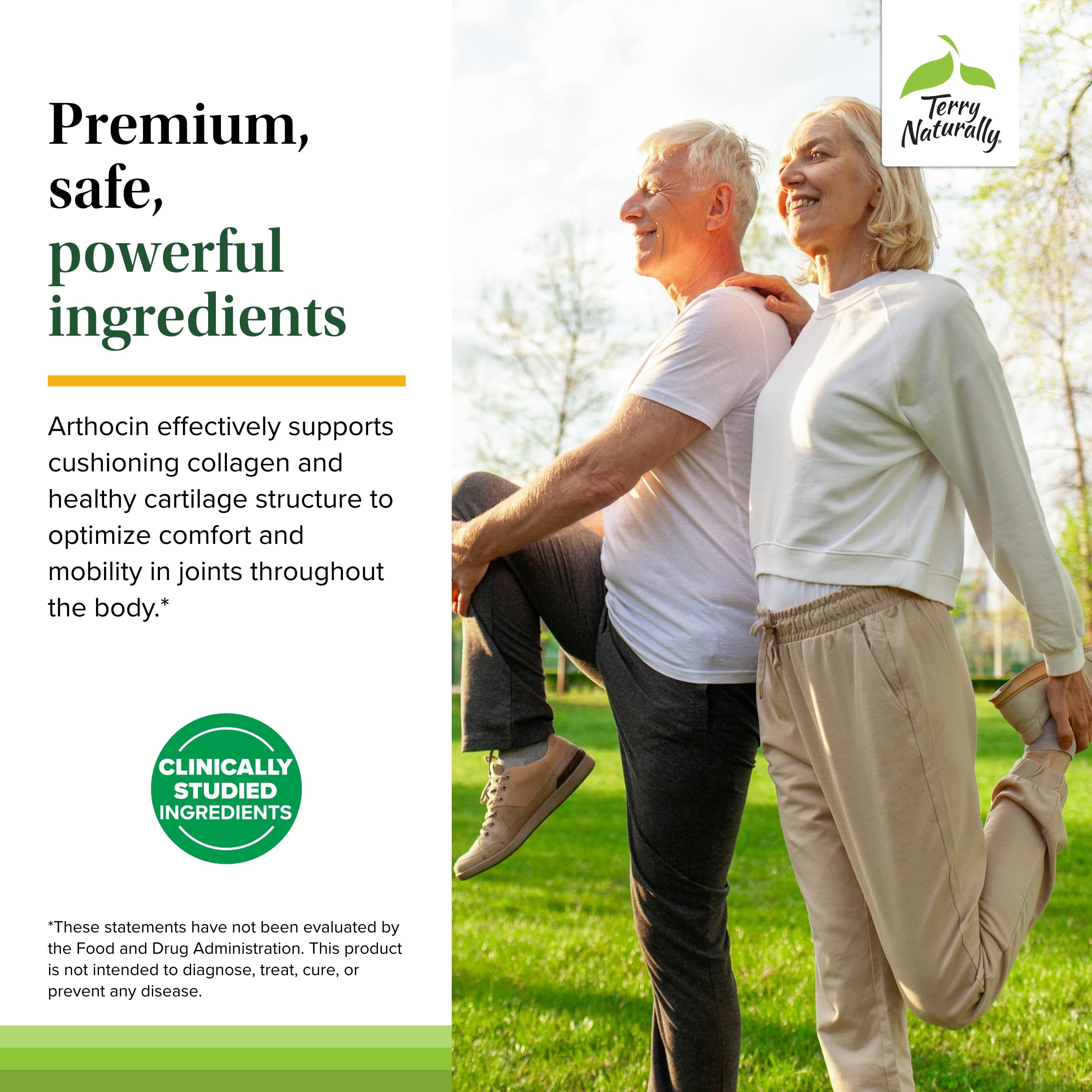 Étiquette Arthocin sans allergènes courants et conservateurs