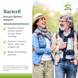 Terry Naturally Bacteril, etiquette du flacon, informations claires sur les ingrédients.