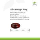 Terry Naturally Bacteril, tableau nutritionnel détaillant composants clés.