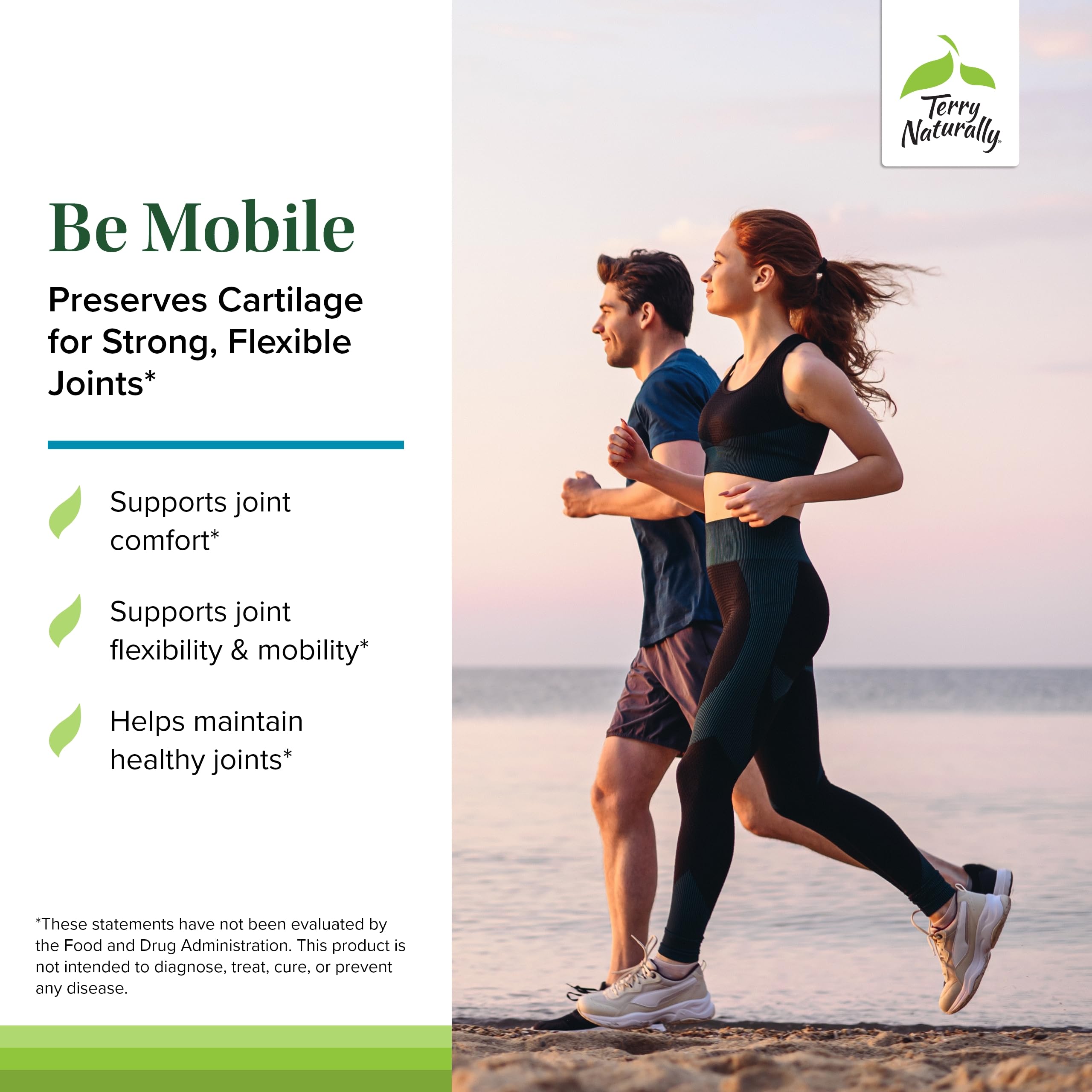 Étiquette Be Mobile indiquant le collagène de type II et ses bénéfices potentiels