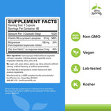 Terry Naturally BioActive Magnesium Complex — Étiquette détaillant les actifs clés