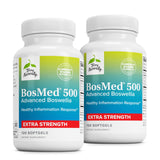 BosMed 500 de Terry Naturally, gelules, extrait boswellia haute AKBA, soutien potentiel des voies respiratoires.