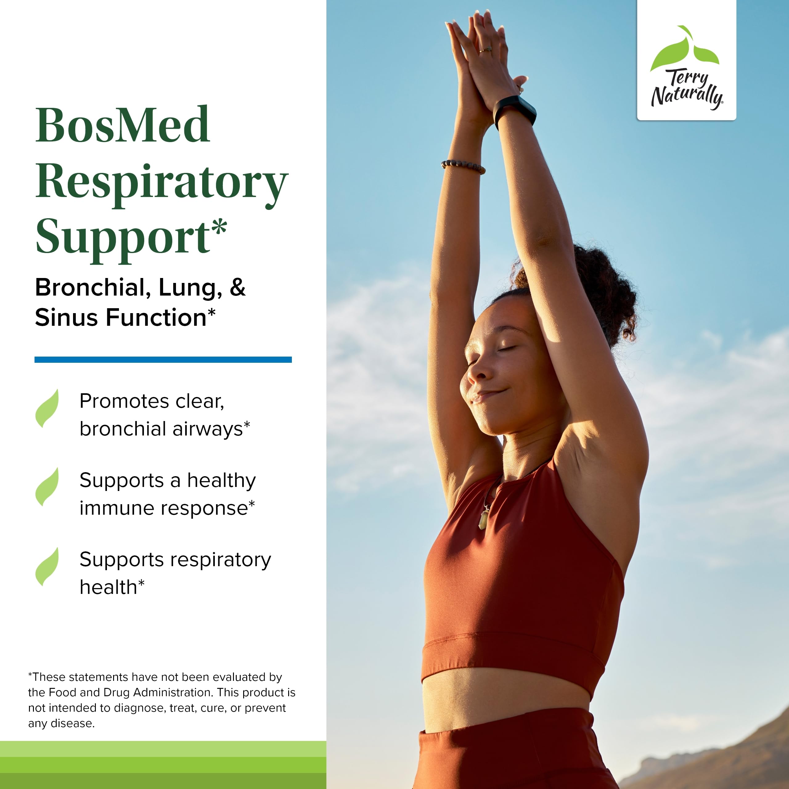 BosMed Respiratoire – ingrédients plantes, approche naturelle pour le bien-être pulmonaire.