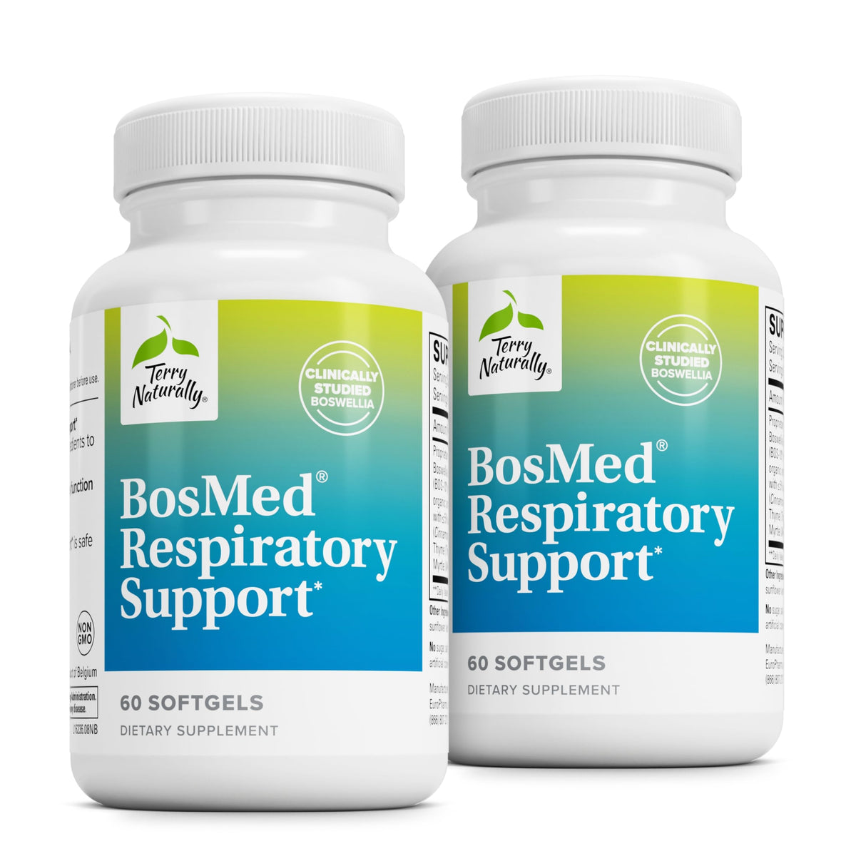 BosMed Terry Naturally - bouteille avec capsules softgel pour le soutien respiratoire potentiel