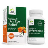 Terry Naturally Omega-7: bouteille de gélules pour le confort visuel quotidien.