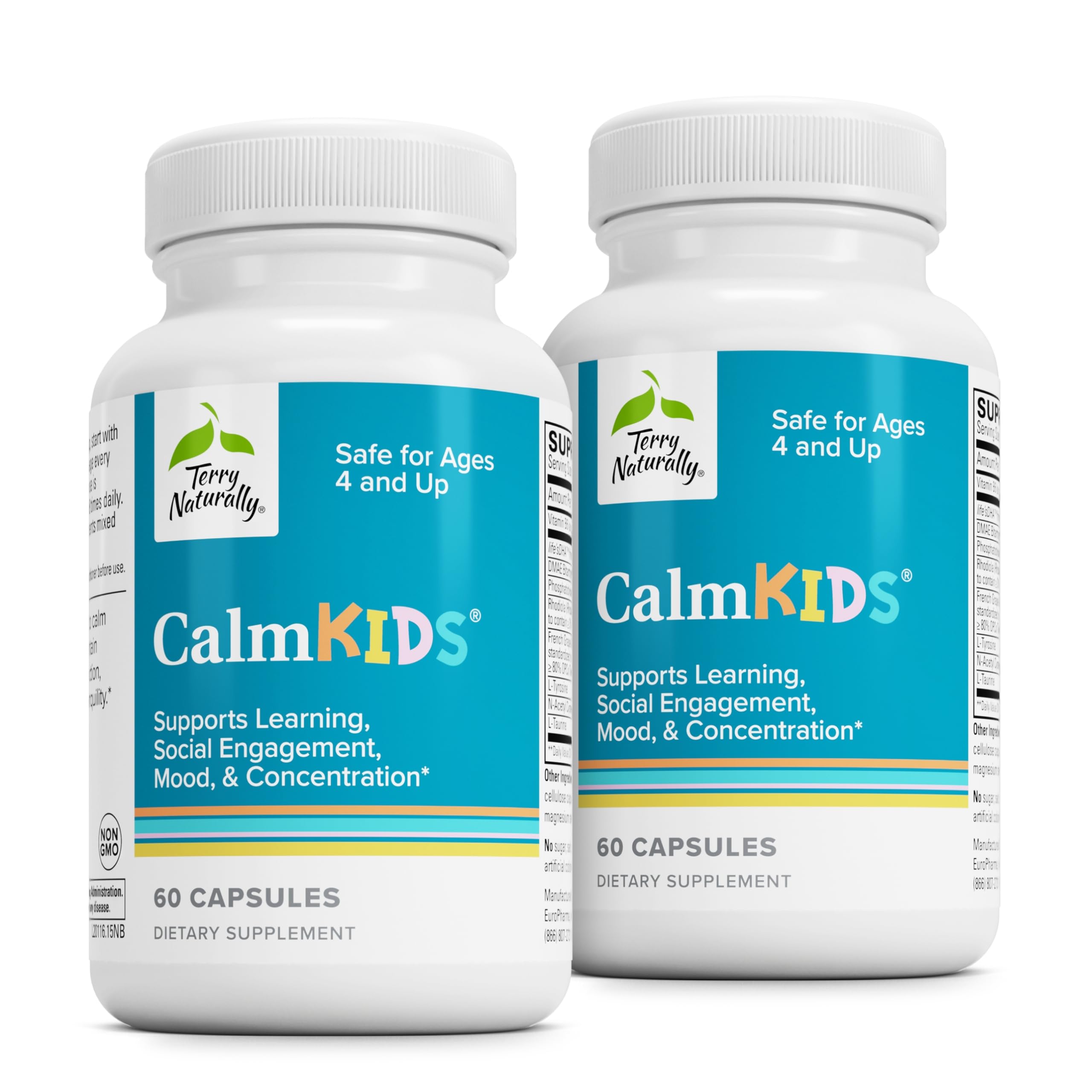 Terry Naturally Calm Kids – bouteille: soutien potentiel à la concentration chez l enfant