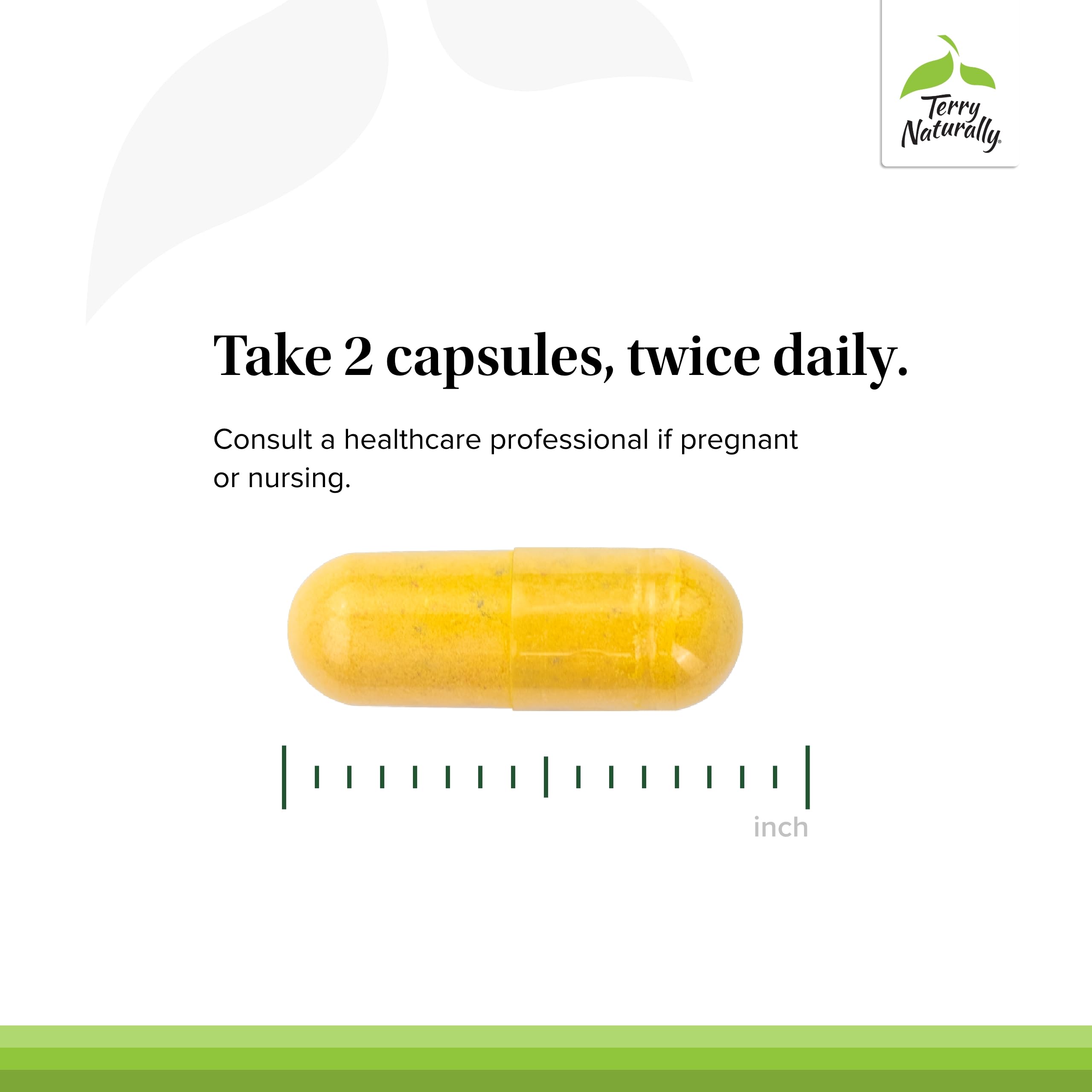 Terry Naturally Capsules veganes — option sans allergènes et sans produits animaux.